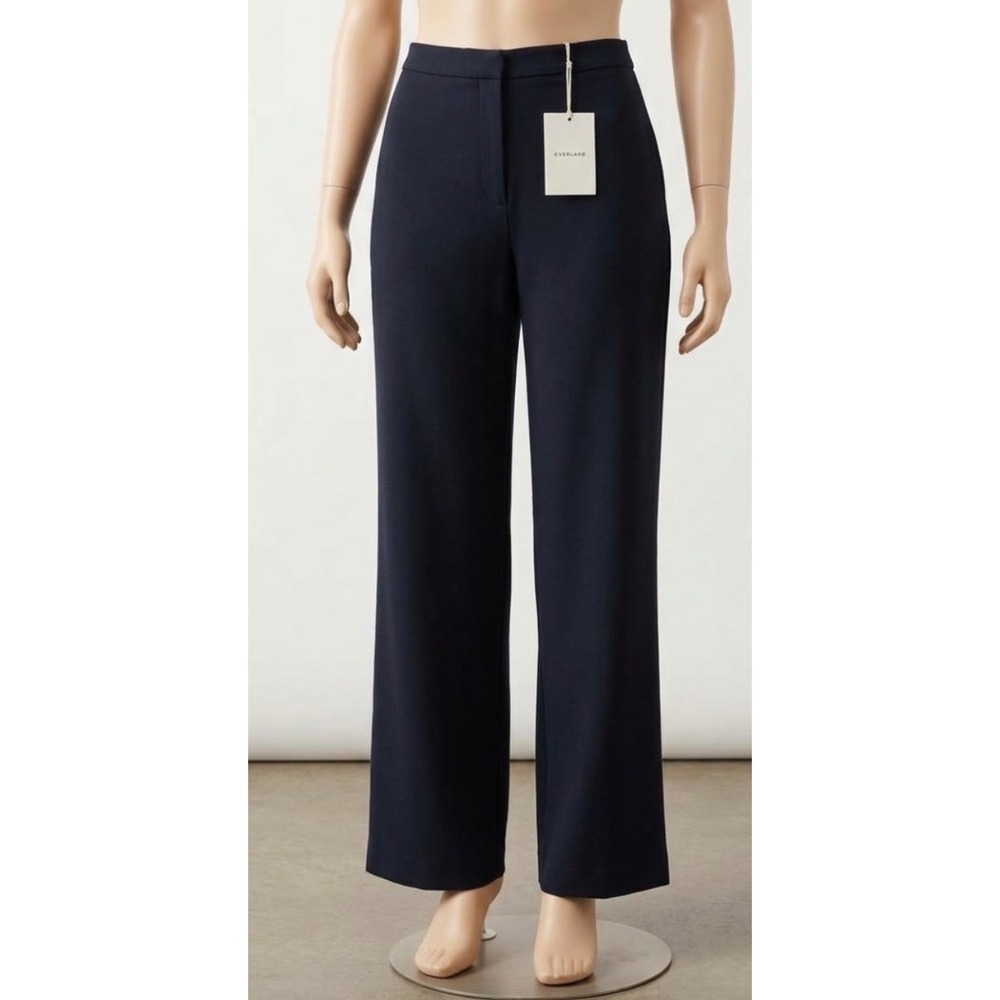 Everlane Ponte Wide-Leg Trouser – Black, Size 00 NWT